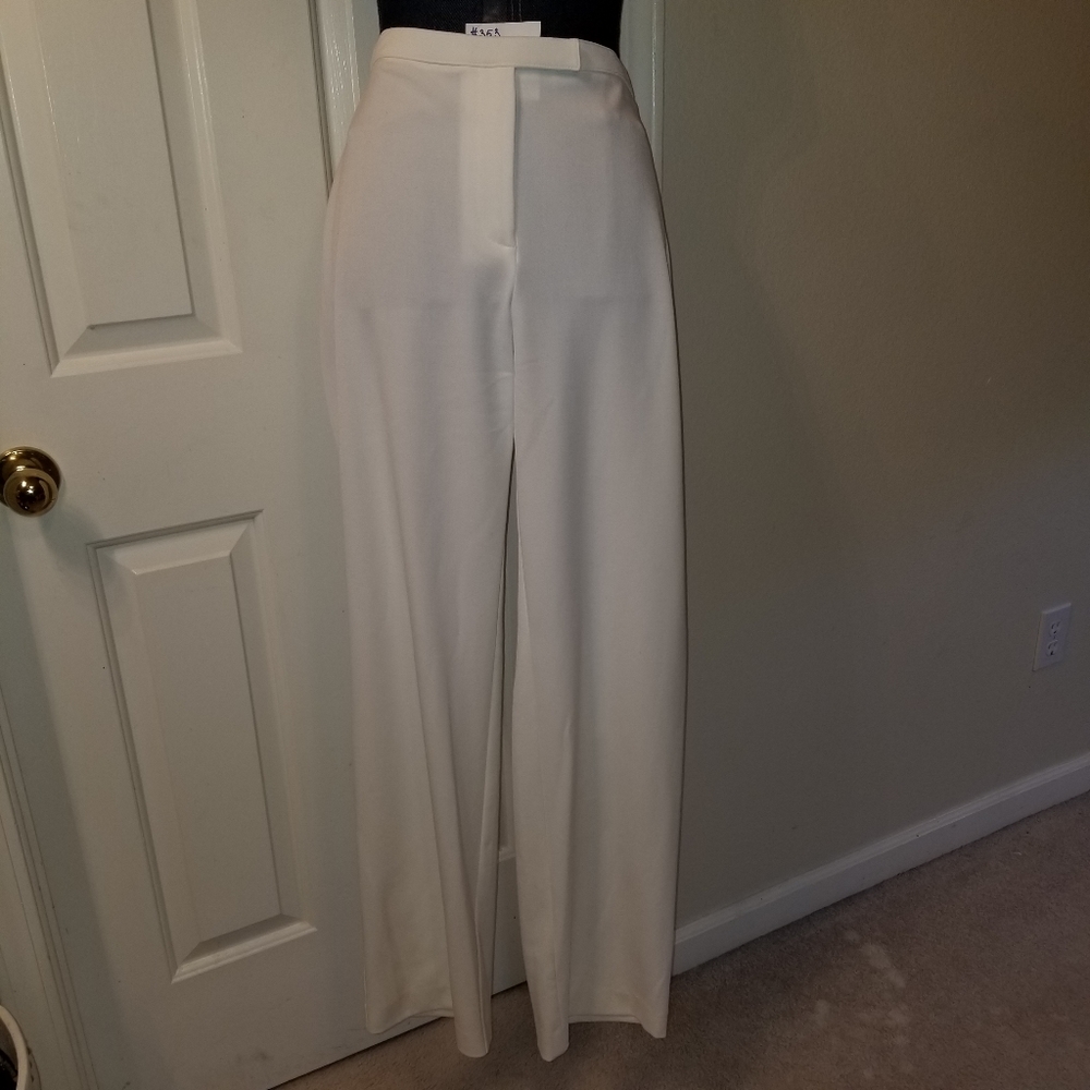 #353 NWT C.L.O.T.H.E.S. 6 White Stretch Waist Pant #white #cream